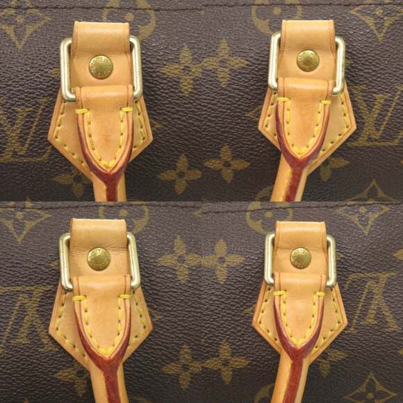 LOUIS VUITTON Authentic Brown Monogram Speedy 25 Bag - Picture 8 of 10